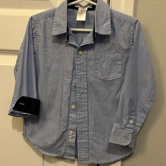Janie and Jack Oxford Button Down - Picture 1 of 3